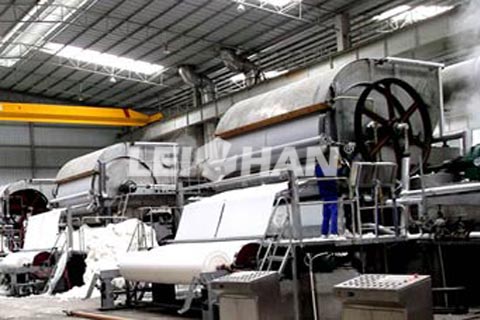 12T/D Toilet Paper Production Line In Kazakhstan