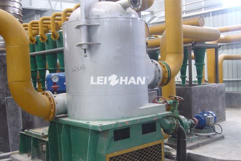 up-flow pressure screen