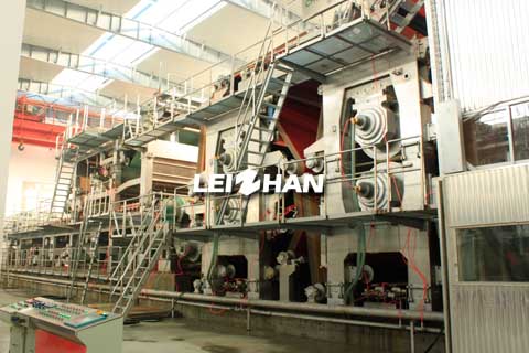 double layer test liner paper machine