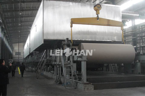 corrugated paper recycling machine