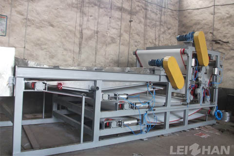 paper pulp sludge dewatering machine