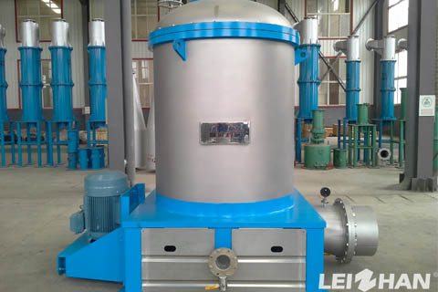 up-flow pressure screen