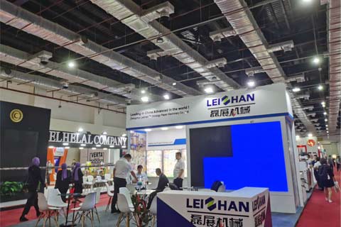 The 15th Egypt International Paper Exhibition PAPER-ME is being held in Egypt. Leizhan attended the paper exhibition. Professional manufacturer of paper pulp making line machine from China.
